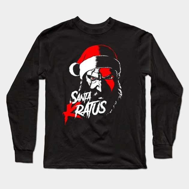 Santa Kratus Long Sleeve T-Shirt by Yexart